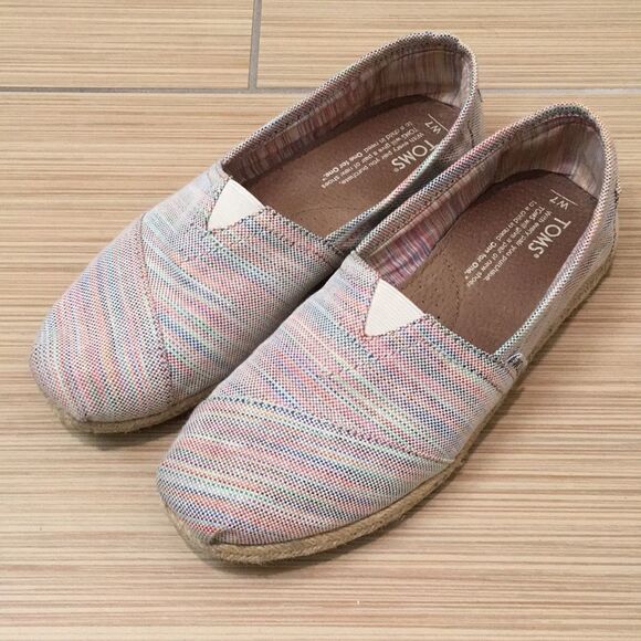 TOMS Classics Baxter Espadrille Slip On Flats - Picture 1 of 5